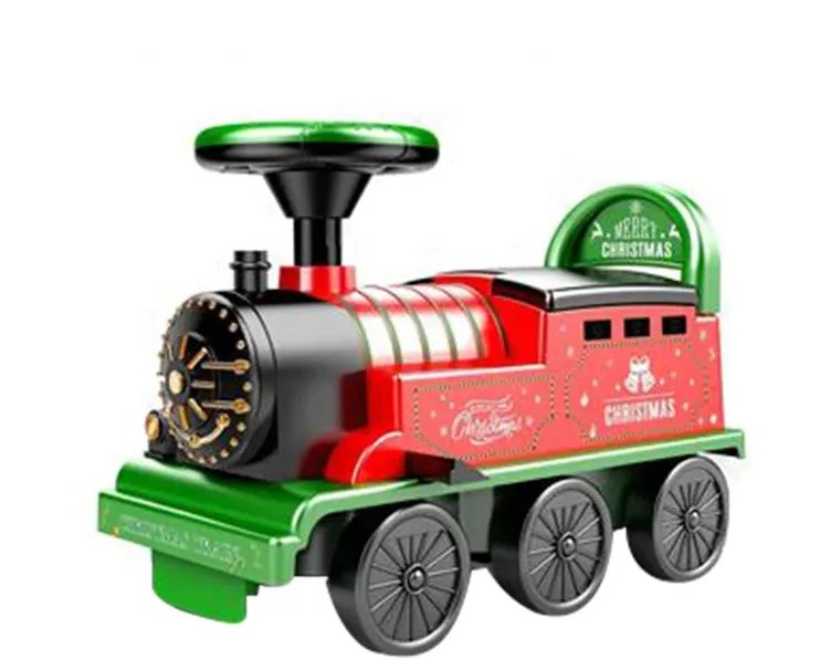 music lights steering wheel luxury christmas train toys set electric included railway