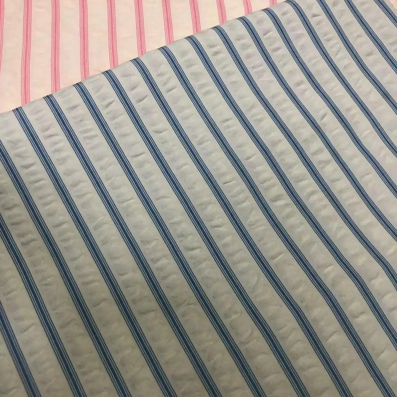 Jiexingtextile Woven Yarn-Dyed TC CVC Cotton Stripes Shirt Fabric Plain Style for Boys/Girls T-Shirts & Bags Coating Pattern