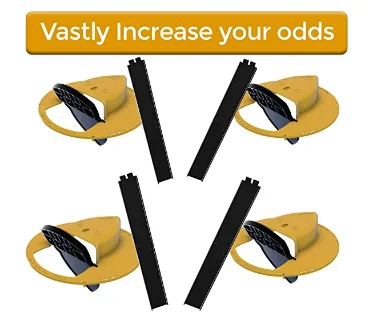 
Factory direct Mouse Trap Flip N Slide Bucket Lid Mouse Rat Mouse trap Humane Or Lethal Trap Door Style Multi Catch 