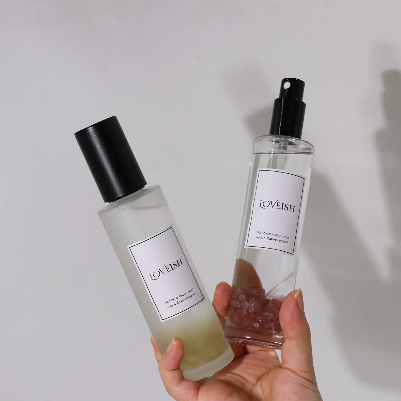 Custom Healing Crystal Infused Essential Oil Organic Clothes Fragrance Bathroom Deodorant Lasting Fragrance Room Spray