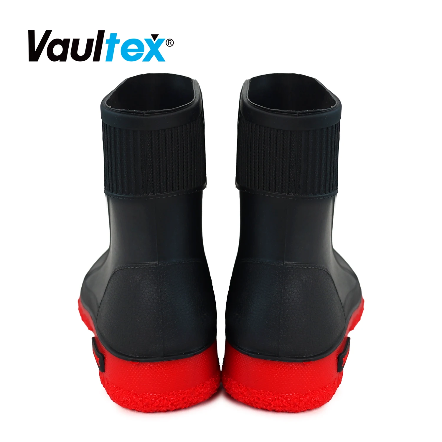 Vaultex Warm Thicken Velvet Winter Garden Waterproof Boots Ankle Bootie PVC Rain Shoes Custom Rain Boots For Women Men