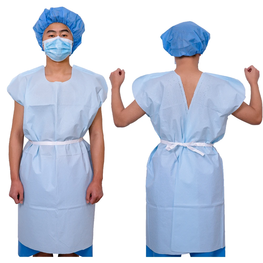 disposable patient exam gown 30'x42' x ray paper gown exam cape for medical