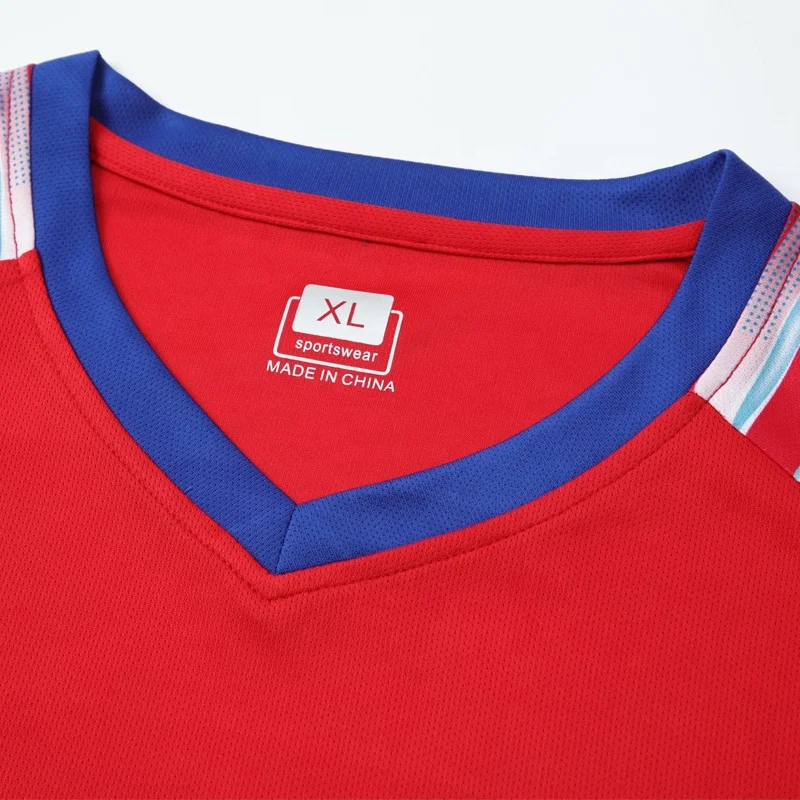 New Design Cheap Football T Shirts Plain Custom Youth Soccer Jersey Set