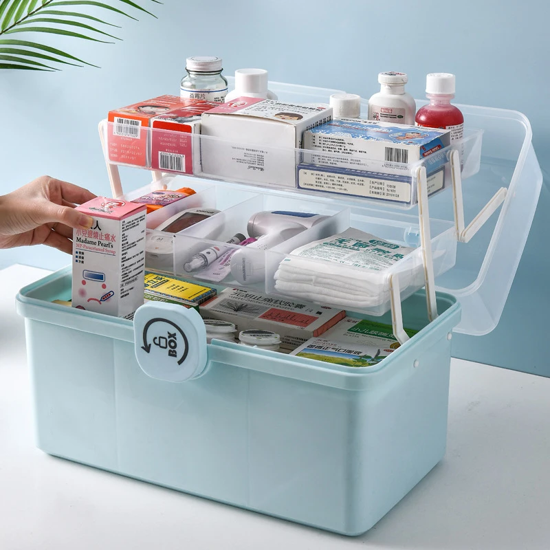 6.7 Plastic Storage Box Multipurpose Organizer and Storage Case for Art Craft and Cosmetic
