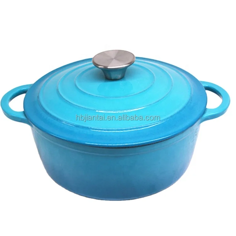 Enameled cast iron dutch oven