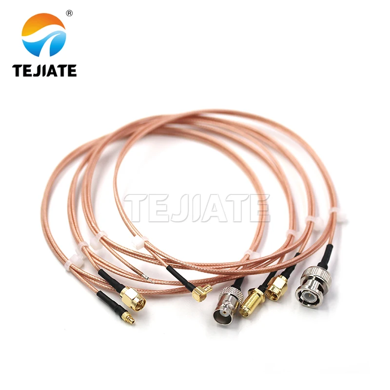 MMCX to MMCX connector RG178 Cable Manufacture Right Angle MMCX female to Female Reverse Connector RG178 signal cable assembly