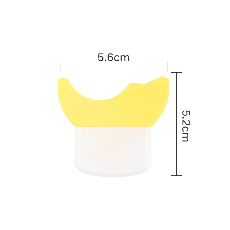 Hot selling Short Handle Silicone Brush Lash Stopper Mascara Guard and Eyelash Eye Shadow Eyeliner Shield Curler Applicator