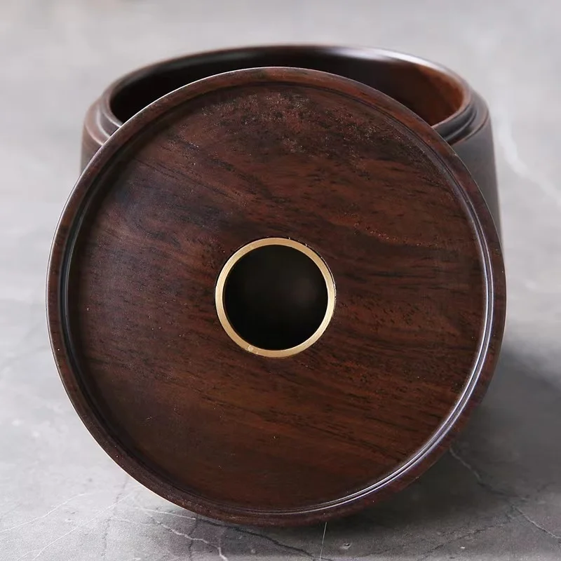 Высококачественная китайская чайная посуда из черного дерева для кунг-фу тарелка также может использоваться пепельницы