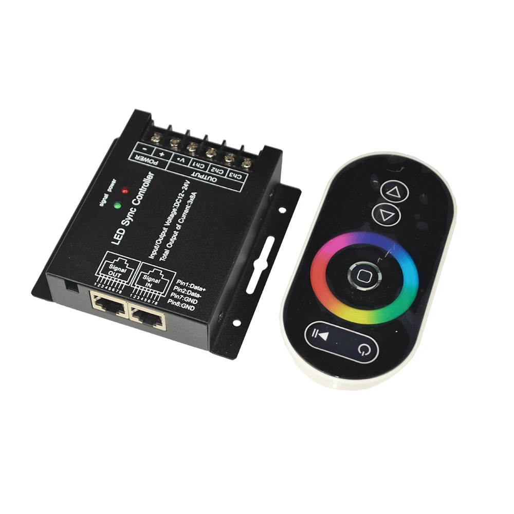 DC5 24V Constant Voltage IR RF Mini Dimmer CCT RGB RGBW RGBCW Led Controller Max Black Auto Lights