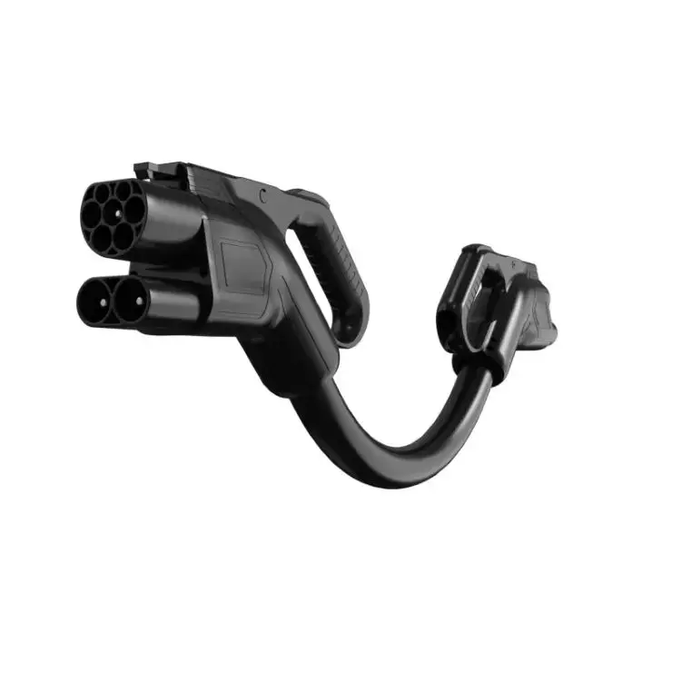 Supply ccs2 plug to ccs1 car socket ev adapter 150a ccs2 to ccs1 adapter