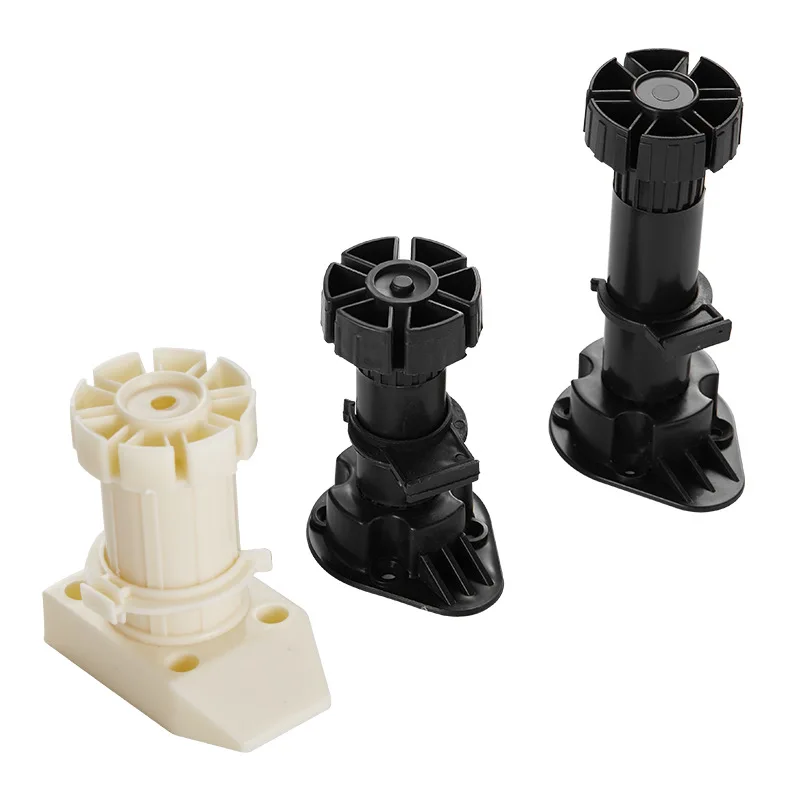 ABS PP Plastic Furniture Fittings Cabinet Adjustable Sofa Wardrobe Legs
