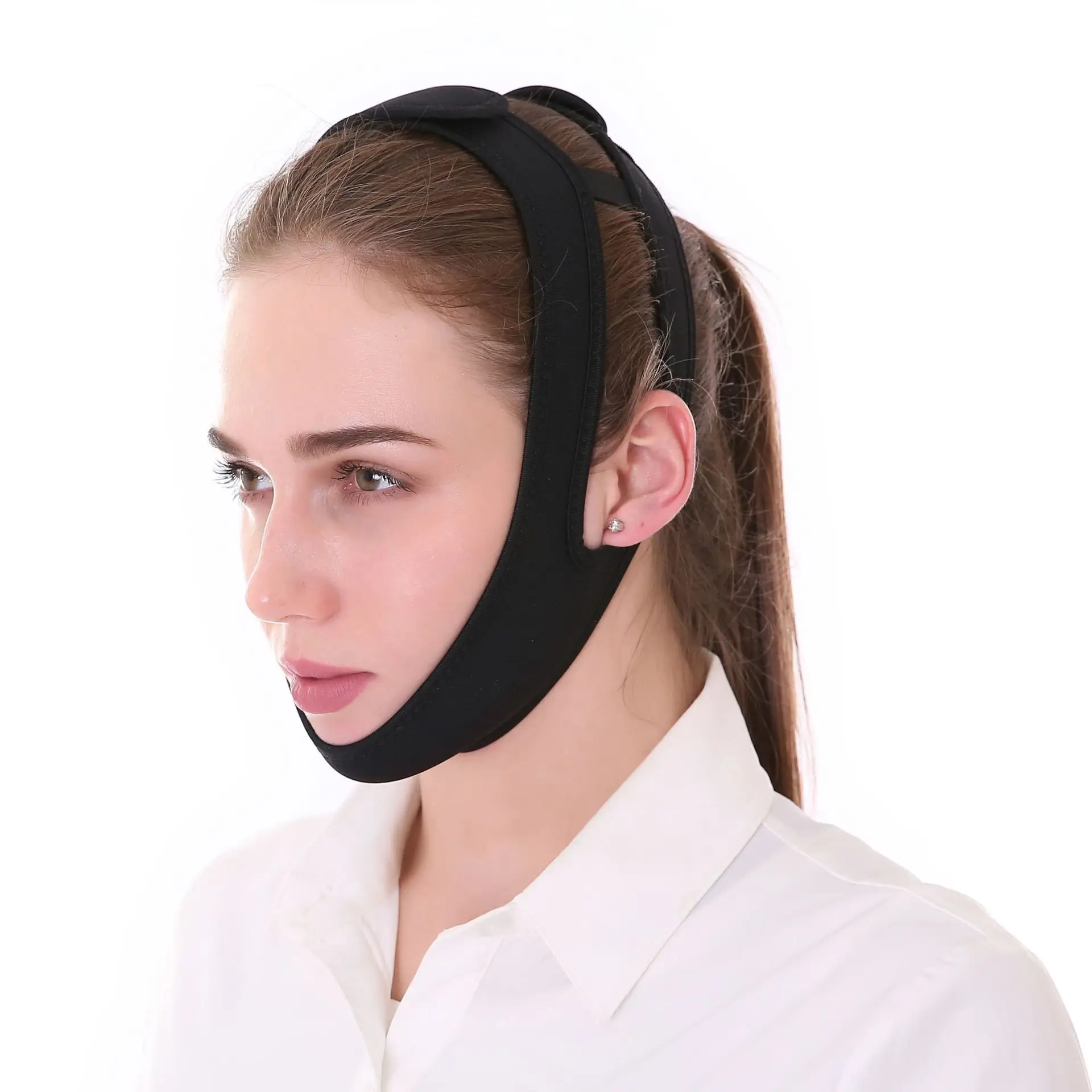 Sleep deep Snoring Chin Strap Solution for Mouth Breathing Jaw Anti Chin Strap Support