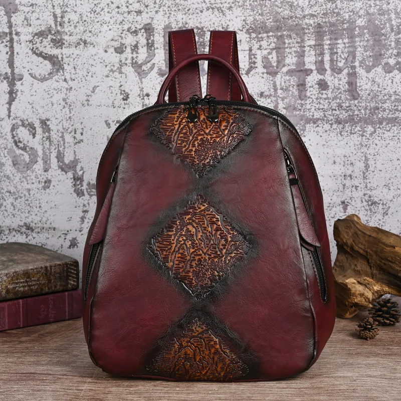 high quality latest diamond designing  PU leather luxury unisex popular backpack No MOQ   stylish diamond designer backpack