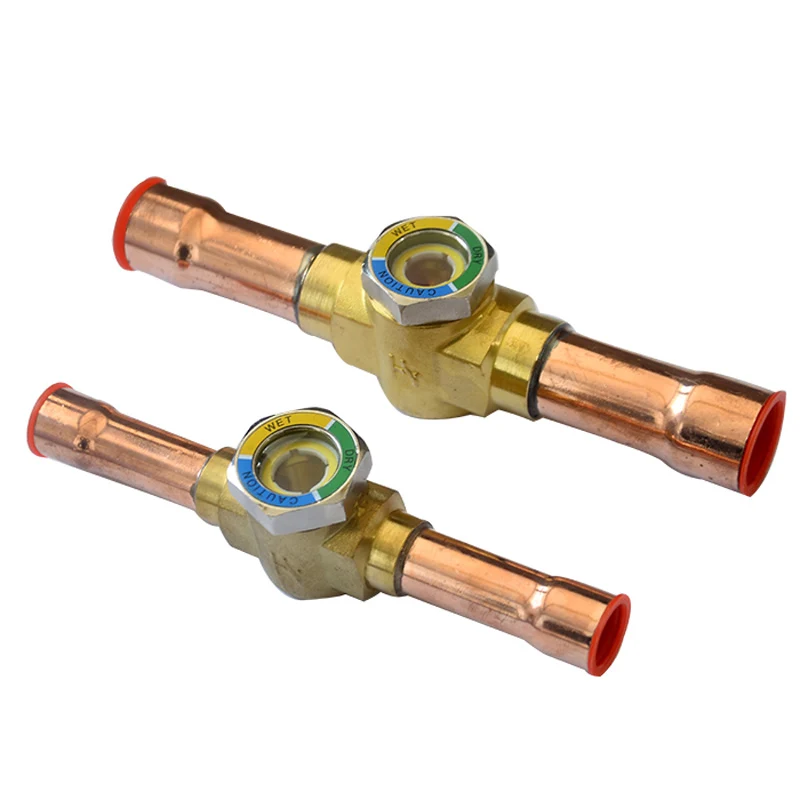 SG series Cheap Price Refrigeration Fittings Brass Oil Level Valve Sight Glass