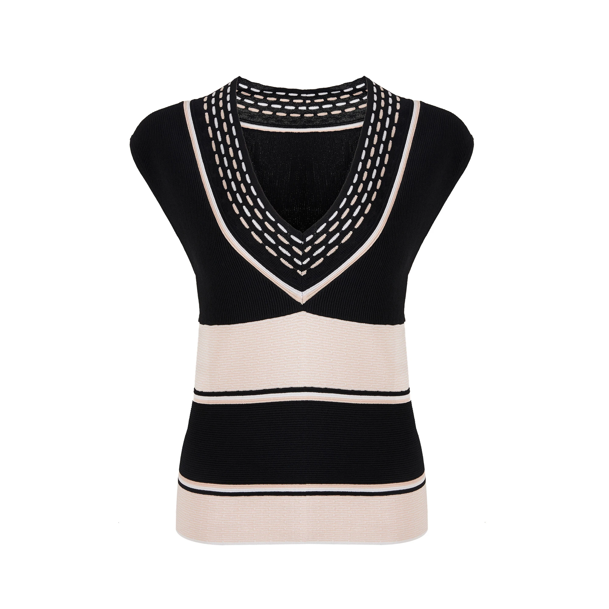 Cost Competitive Customer Favoured Jacquard Vest Top