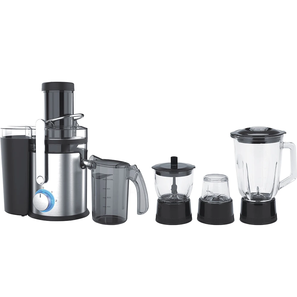 CAFULONG Smoothie Maker Fruit Mixer Meat Grinder Electric Kitchen Appliances Centrifugal Juicer Extractor Machine  4 in 1 Juicer