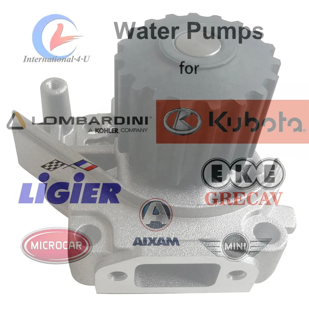 ED0065844380-S, 6584438 водяной насос Lombardini LDW 502 двигателя для Aixam, grecav, LIGIER, микрокер...