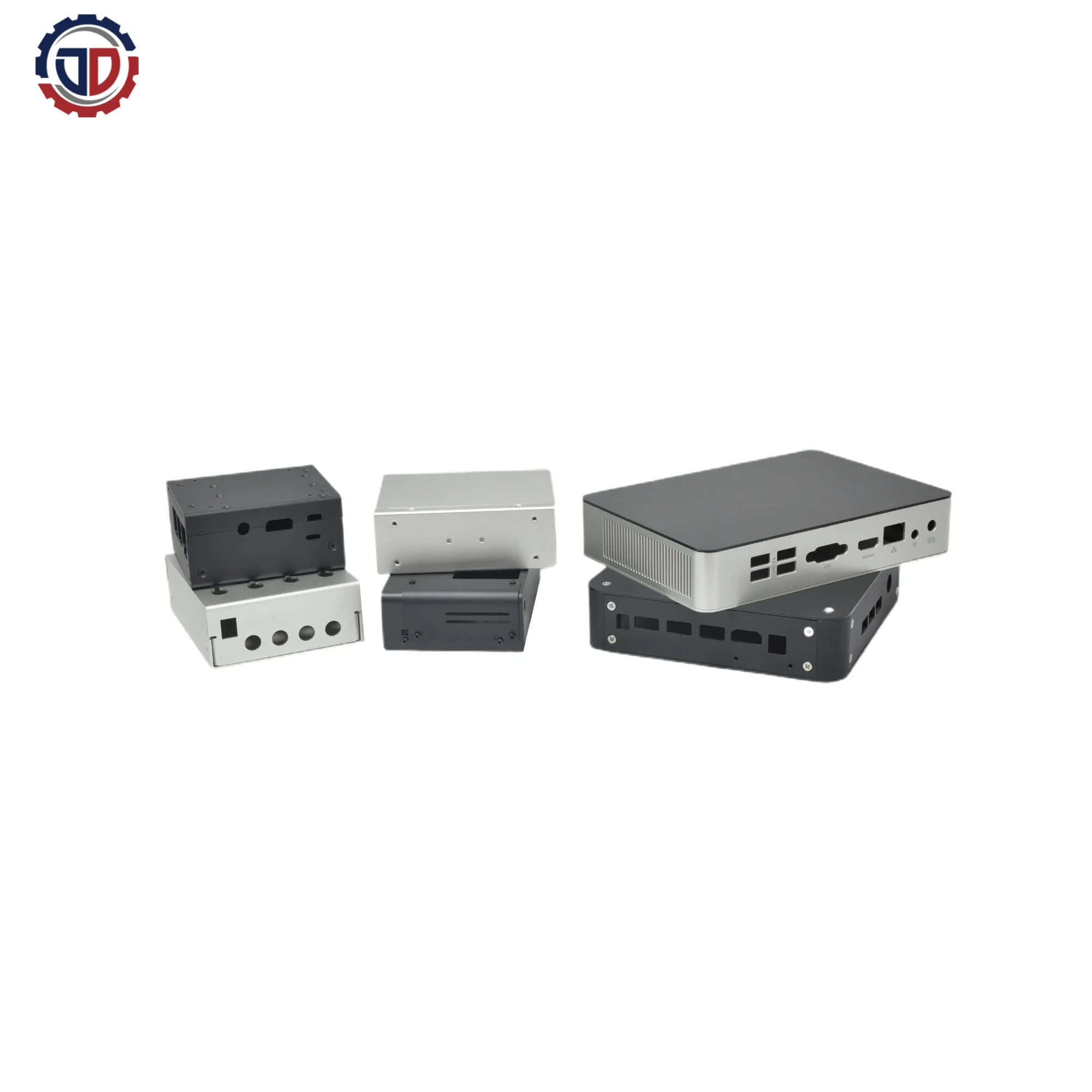 Custom OEM ODM Powder Spraying Anodizing Aluminum SPCC metal box MINI Chassis Shell Router Shell