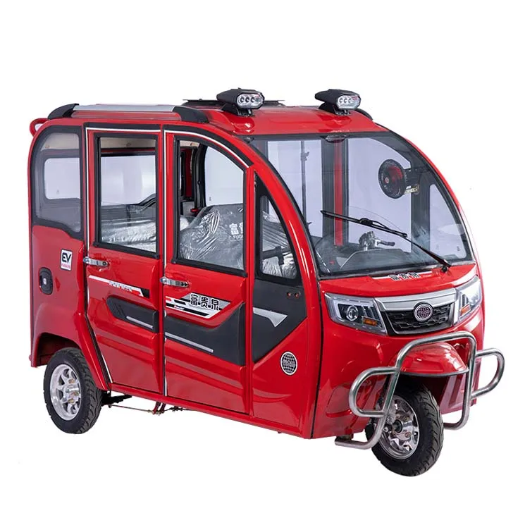 60v Safety Cheap Enclosed Passenger Tricycle 3 Wheel Electric Car