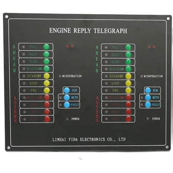 Marine Emergency telegraph for twin engine( transmitter and receiver)