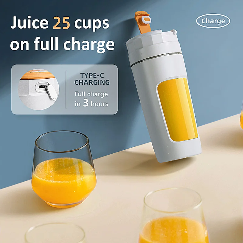 electric USB portable fruit juice maker machine smoothie blender mini mixer bottle orange juice extractor automatic juicers