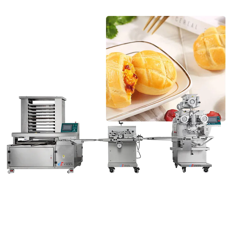 Food Factories Use Automatic Fashionable Filled Cookie Making Machine