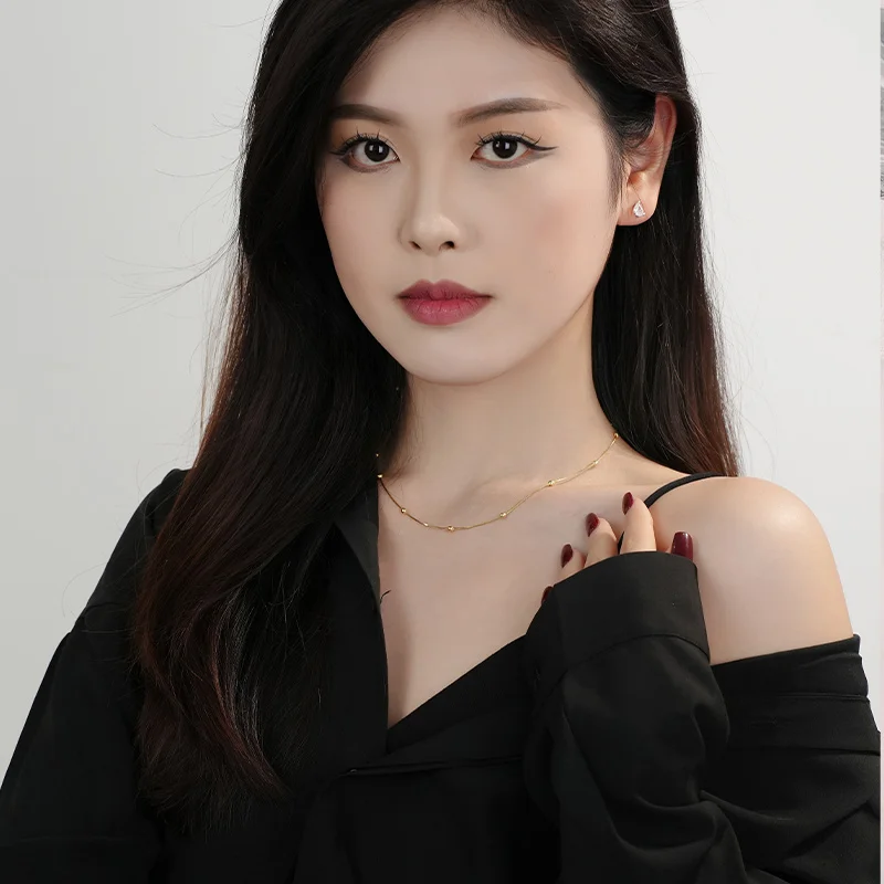 Elegant Trendy 925 Sterling Silver Zircon Diamond Water Drop Round Square Fancy Stud Earrings for Girls Women