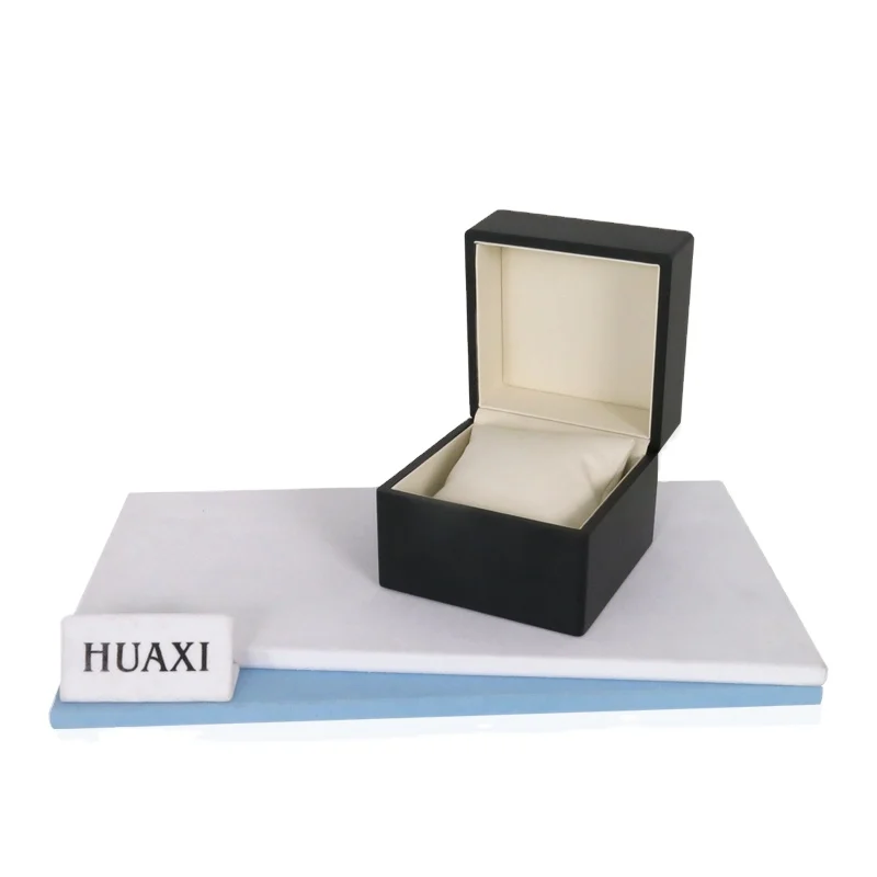 
Unique logo made on the wooden watch packaging box 