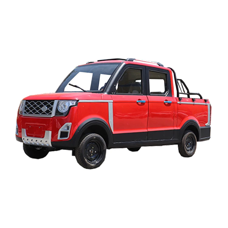 KEYU New Mini Pickup Truck 4 Doors 4 Wheel Drive Car Delivery Cargo electric vehicle