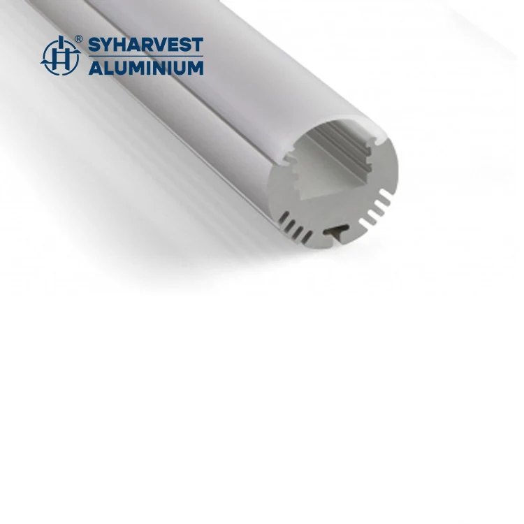 Foshan factory professional aluminum extrusion press line of round aluminum profiles led