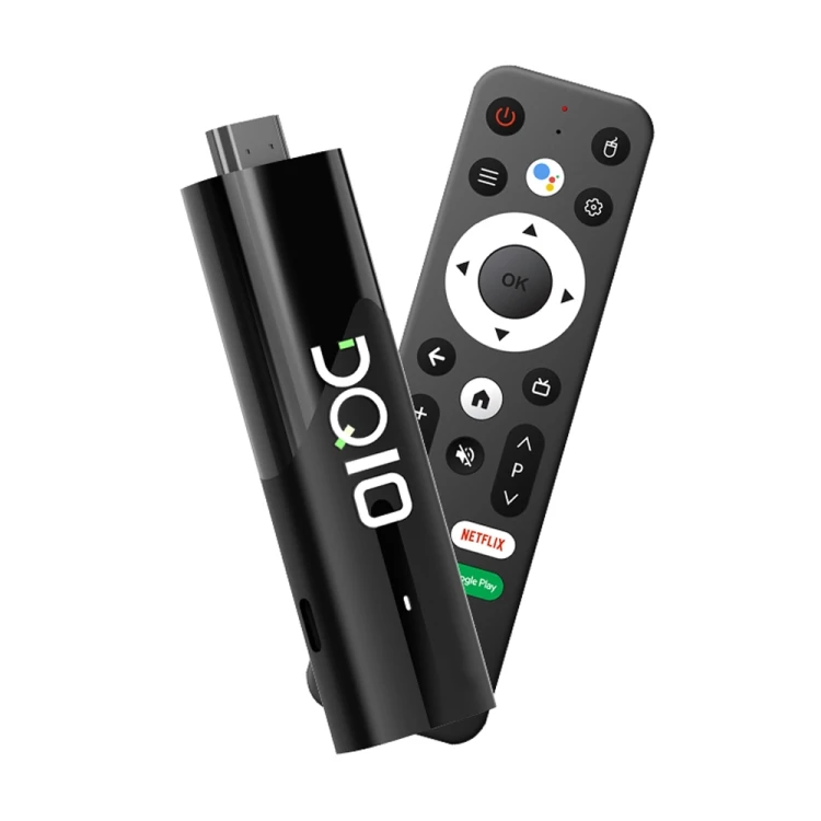 Wholesale Popular LEMFO DQ10 4GB+32GB Allwinner H618 Quad Core ARM Cortex A53 8K HD Android TV Stick digital TV Receiver