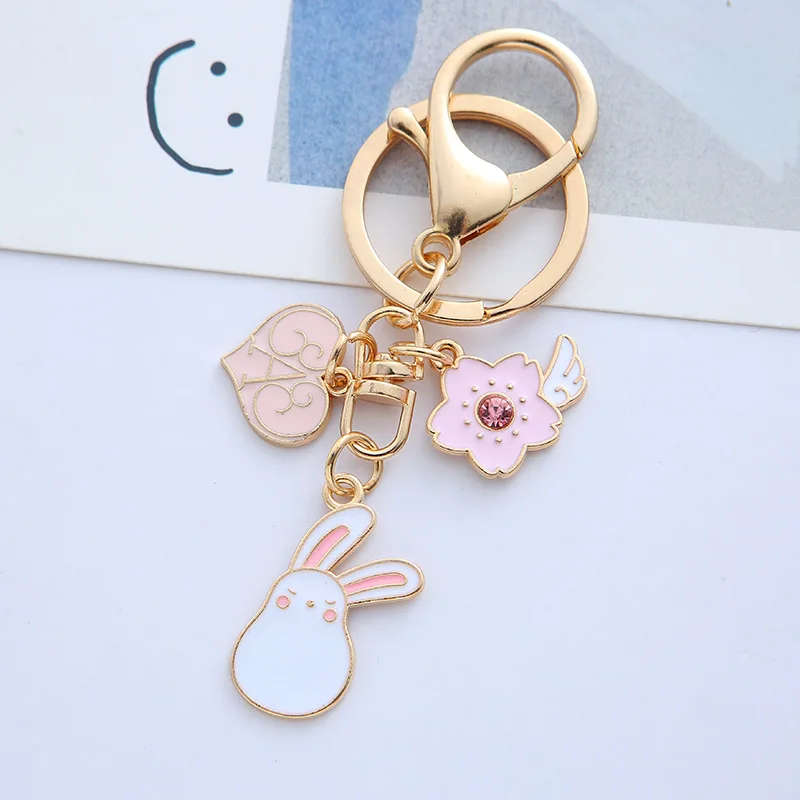 Turbo Led Kawaii Lighter Tassel Metal Car Designer Custom Keychain Ring Keychains Wholesale Charm Luxury