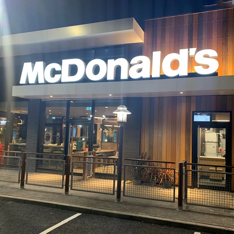 Customized Luminous Word Sign Shop Sign Electronic Signs LED Mini Wall Word Large 3D channel Letters