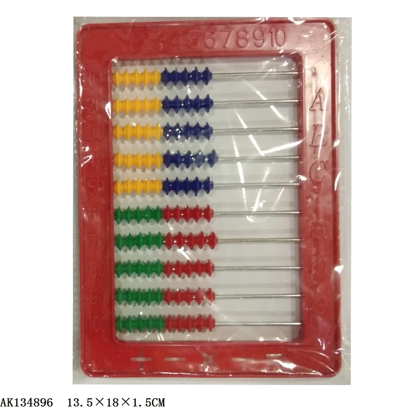 plastic  Chinese Math Number Learning student Soroban  Abacus  educational math toy Math Training Toy