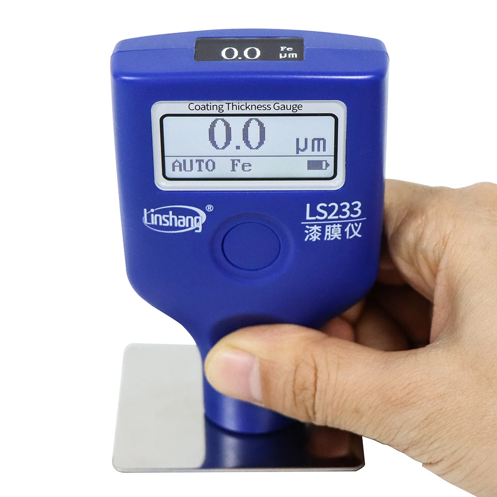 Linshang LS233 0-1250um coating thickness gauge for car condition inspection portable car paint thickness meter digital car pain