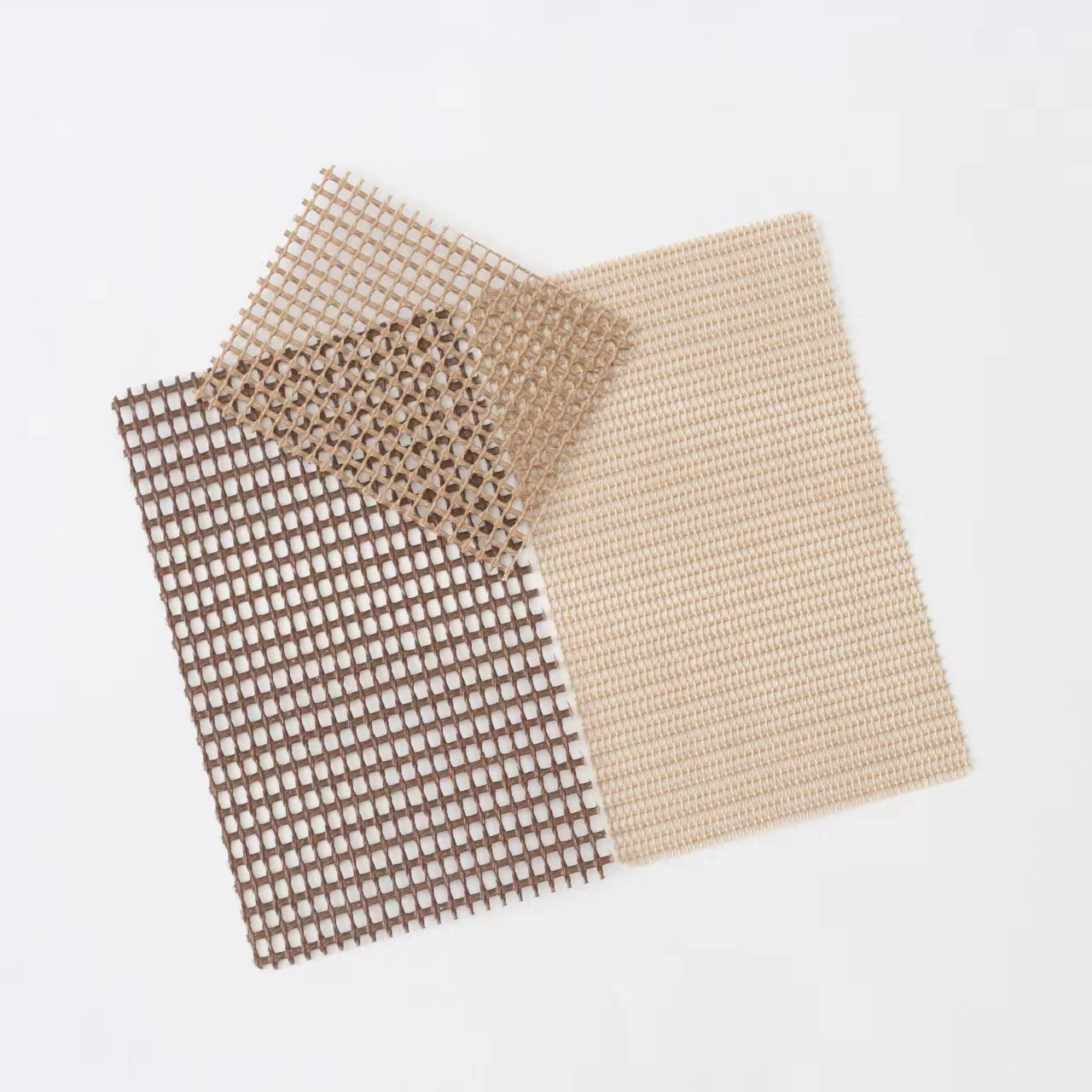 High temperature resistance custom ptfe coated fiberglass mesh conveyor belt ptfe mesh belt