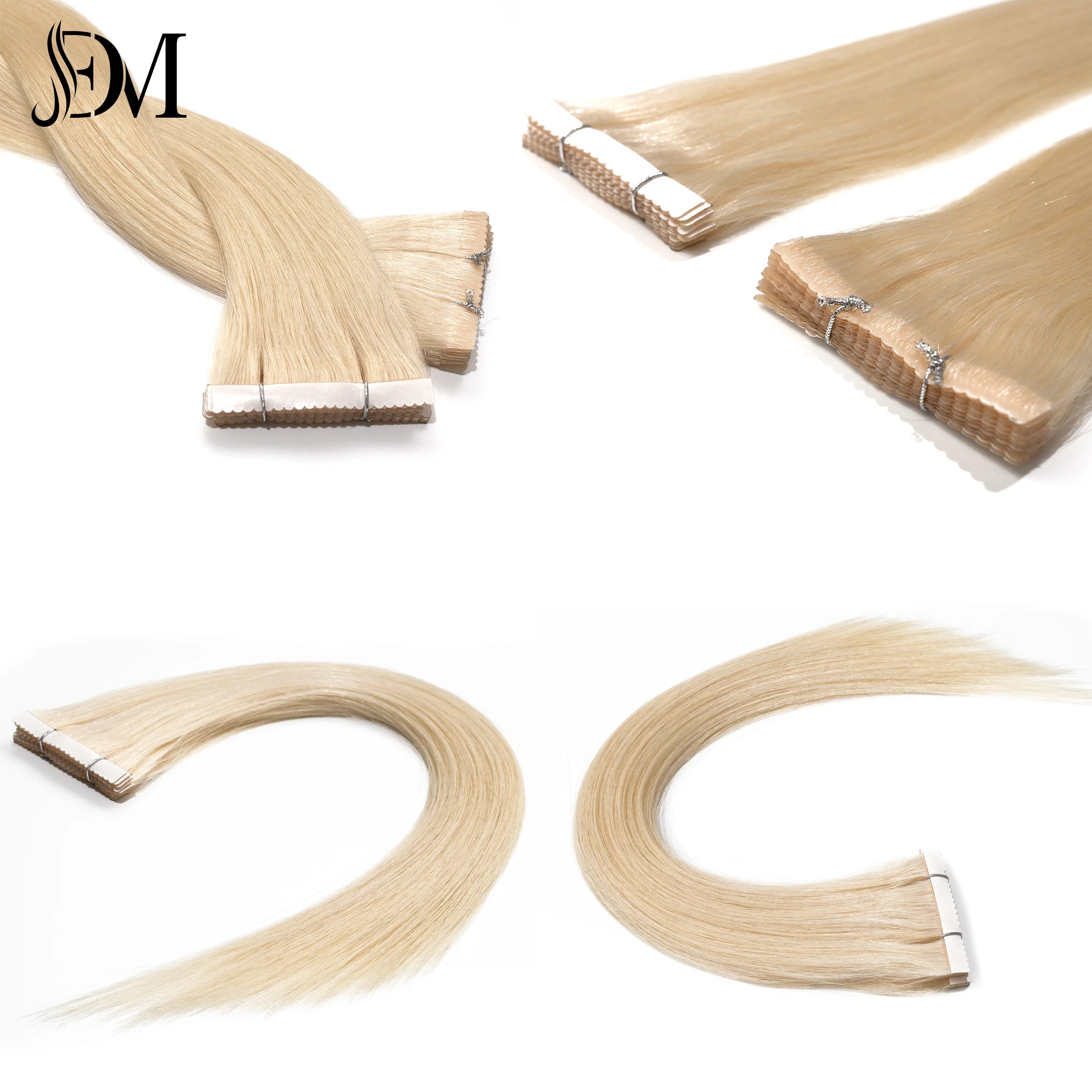Fast Delivery of High Quality Russian Hair Double Pull Seamless Invisible Wig Injection Pure Human Hair Injecti Hair Extension