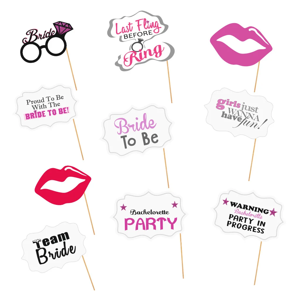 Cross-border new party wedding decoration bride to be bride-to-be engagement beautiful photo props