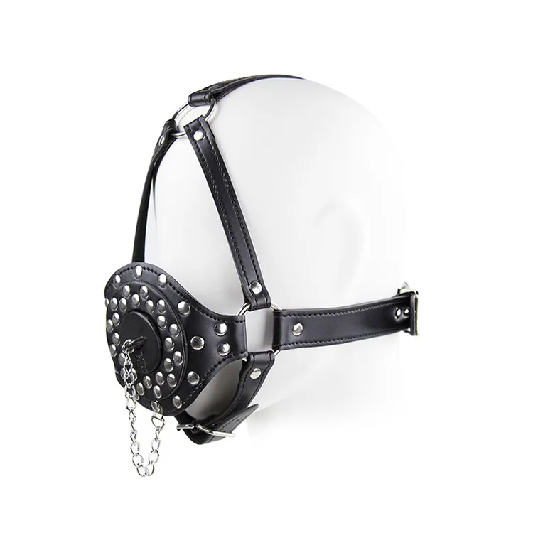 Oral Sex Toys Head Harness Bondage Gag with Belt