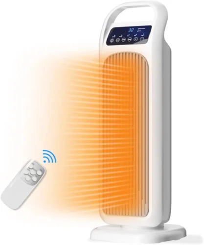 Space Heater,LCD Electric heater with Remote Control Automatic constant temperature,Rapid Heater Air Conditioner Heater & fan