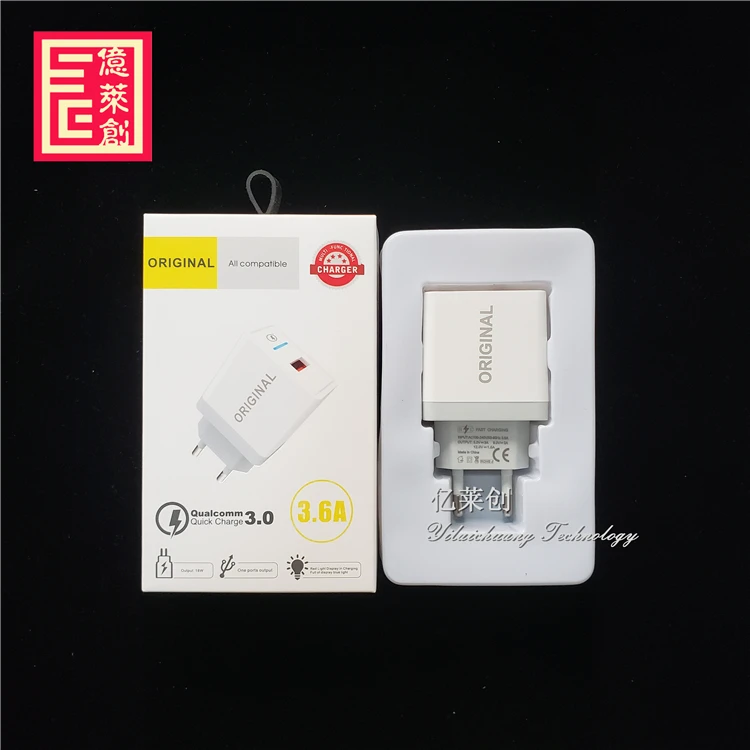 Быстрое зарядное устройство QC3.0 со светодиодной подсветкой 12 В 9 2 А для samsung s6 s8 s10 телефона xiaomi /huawei адаптер быстрой