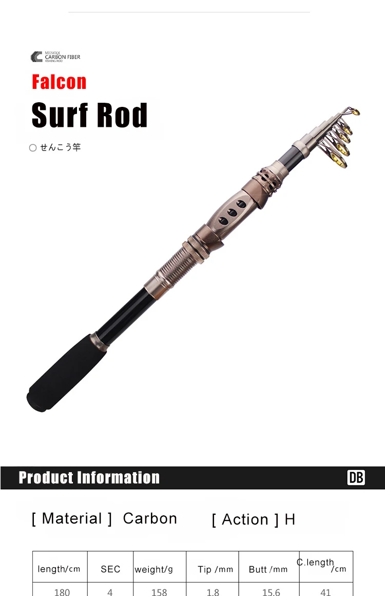 Fishing Rod and Reel Combos Carbon Fiber Telescopic Pole with Spinning Reels Sea Saltwater Freshwater Kit Ki