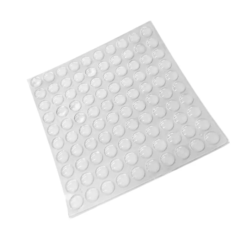 Circular Dots Shaped Self Adhesive Pads Sound Dampening Clear Cabinet Door Bumper