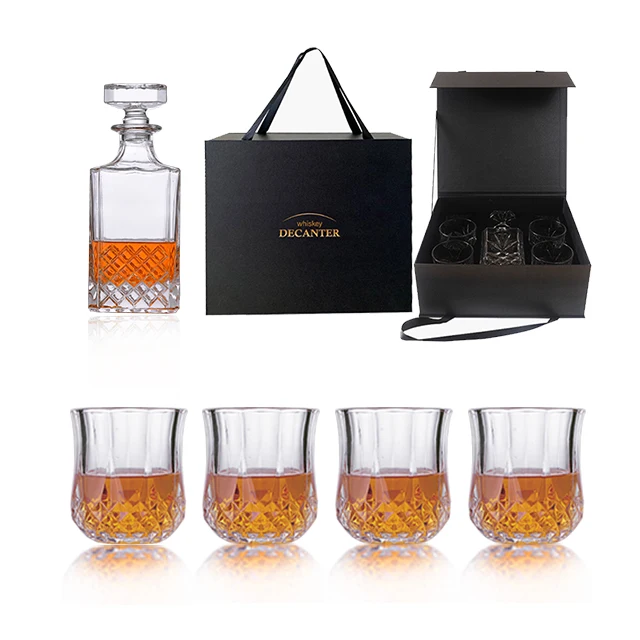 
factory sell 750ml Whiskey decanter and whiskey decanter set whiskey glasses 