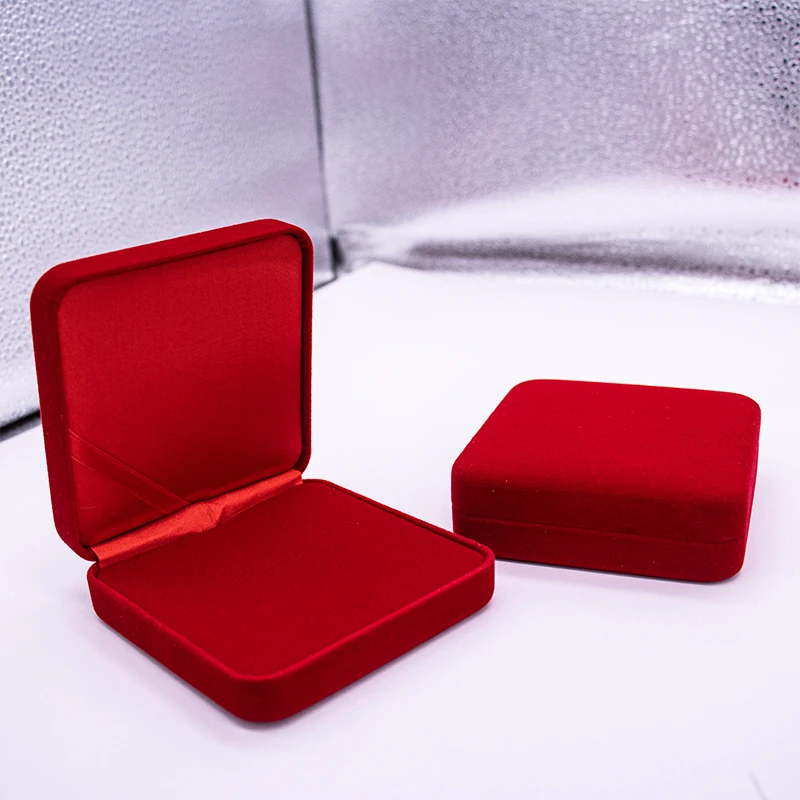 Custom Logo Velvet Gift Box Medal Display Box Elegant Presentation Coin Case Souvenir Coin Box Vintage