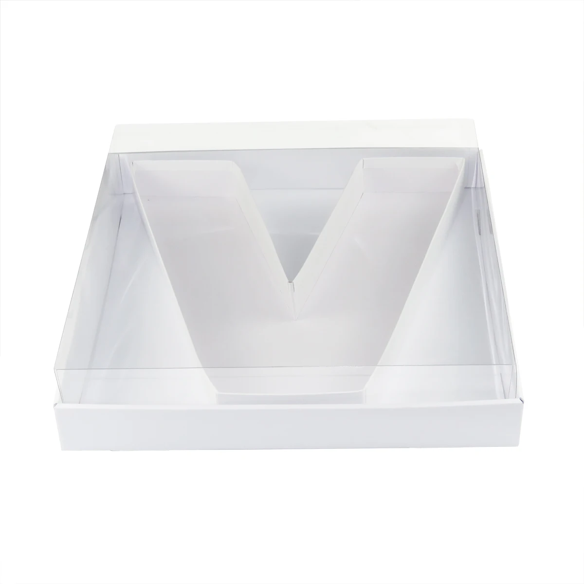 Sweet dessert Catering Packing Alphabet Cardboard Paper Mache Letters Shaped Box For Thai food