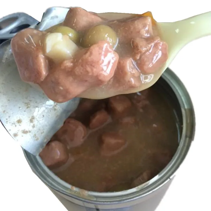 The factory specializes in canned high protein pet wet food milk cakes for cats