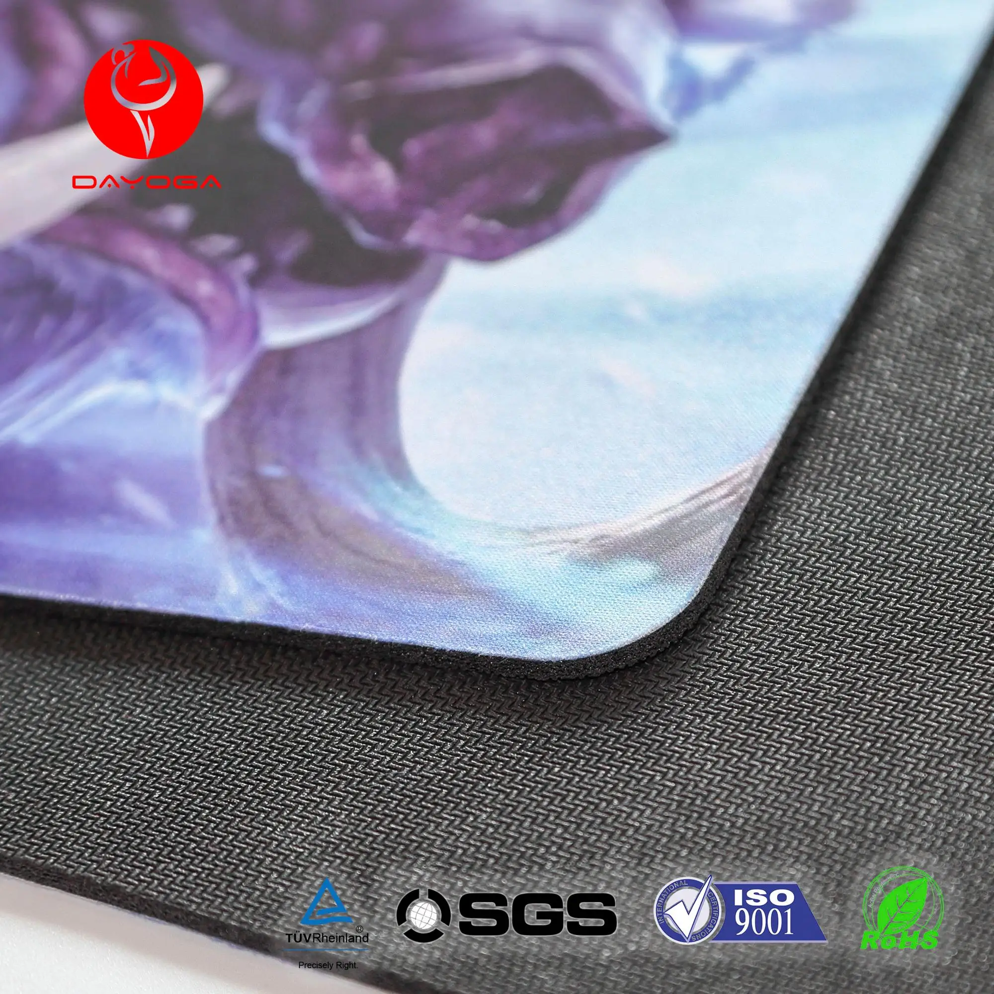 Custom Gaming Mouse Pad Blank Sublimation Gaming Mouse Pads With Stitching Overlocking Big Map Rubber Anime Material Mouse Pad