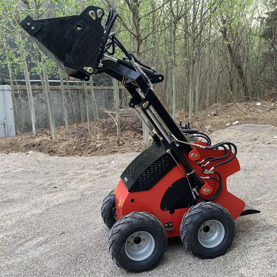 Wholesale EPA Skid Steer Loader Compact Minicargador and Bucket Front End for Sale