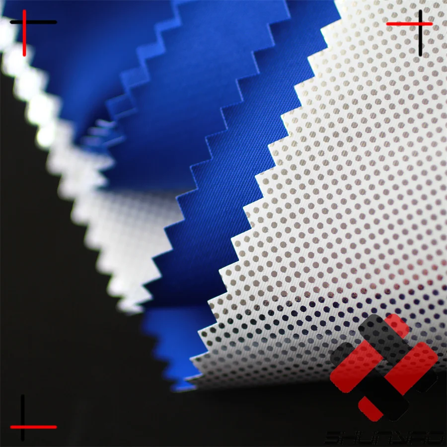 waterproof and breathable and heat reflective nylon taslan hipora fabric for hardshell jacket and gloves